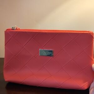 Shiseido Red Cosmetic Bag